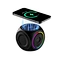 4-in-1 Bluetooth Speaker with Fidget Spinner, RGB Light & 15W Wireless Charger - Portable Multi-Function Speaker
